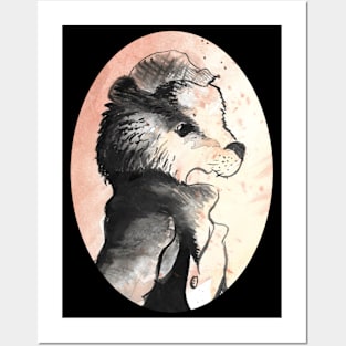 19th century badger -  fantasy inspired art and designs Posters and Art